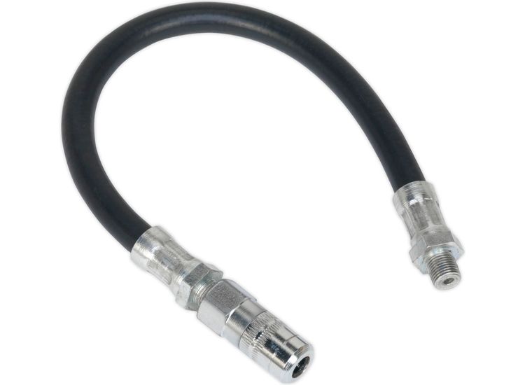 Sealey GGHE300 Rubber Delivery Hose with 4-Jaw Connector Flexible 300mm 1/8"BSP Gas