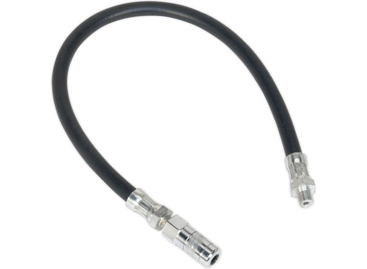 Sealey GGHE450 Rubber Delivery Hose with 4-Jaw Connector Flexible 450mm 1/8"BSP Gas