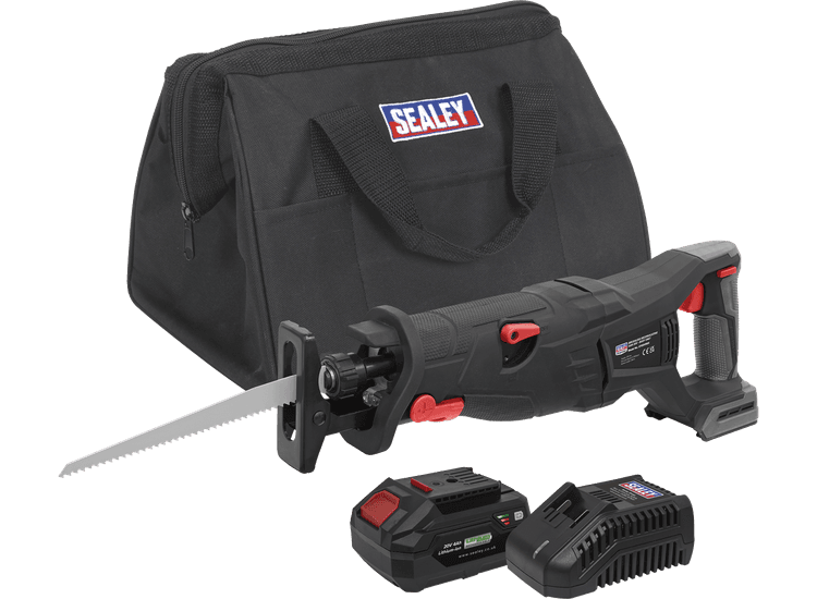 Sealey CP20VRSXKIT1 Brushless Reciprocating Saw 20V 4Ah SV20 Series Kit