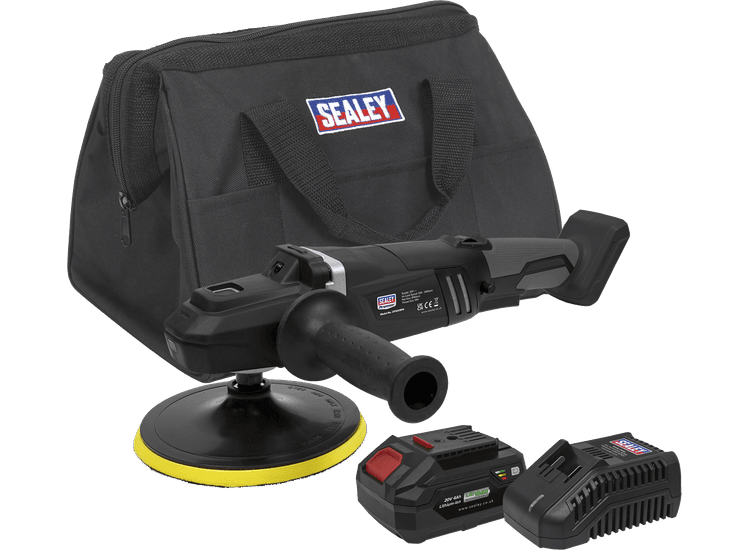 Sealey CP20VRPXKIT1 Brushless Rotary Polisher Kit Ø180mm 20V 4Ah SV20 Series