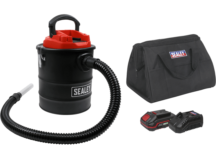 Sealey CP20VAVKIT1 Handheld Ash Vacuum Cleaner 15L Kit 20V 2Ah SV20 Series
