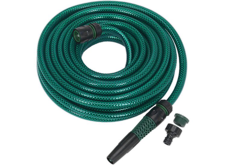 Sealey GH15R/12 Water Hose 15m with Fittings