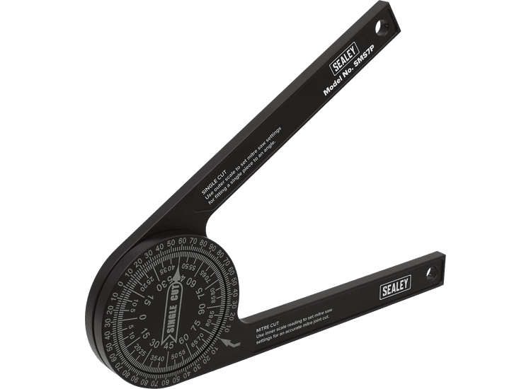 Sealey SMS7P Mitre Saw Protractor - Aluminium