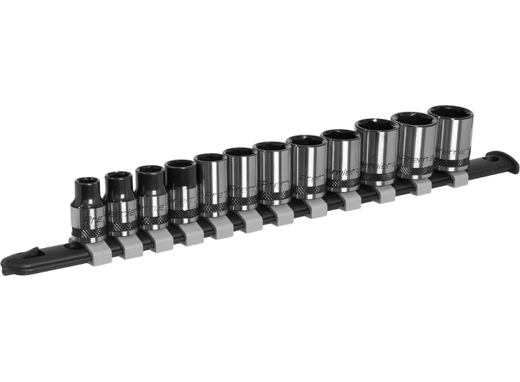 Sealey AK7992 Socket Set 12pc 3/8"Sq Drive Metric - Black Series