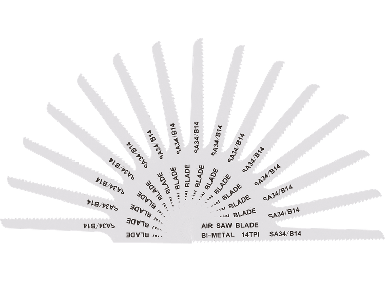 Sealey SA34/B1415 Air Saw Blade 14tpi - Pack of 15