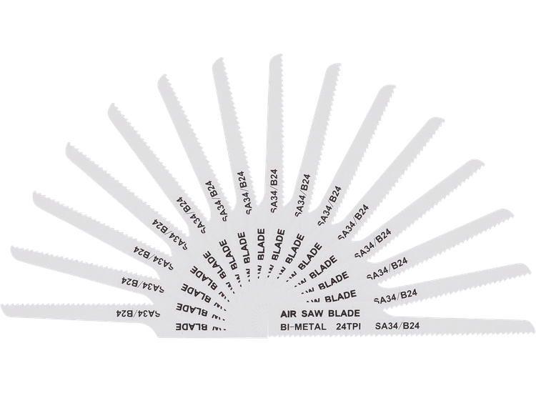 Sealey SA34/B2415 Air Saw Blade 24tpi - Pack of 15