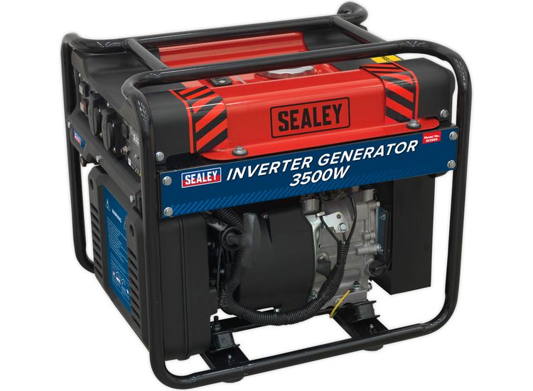 Sealey GI3500 Inverter Generator 3500W 230V 4-Stroke Engine