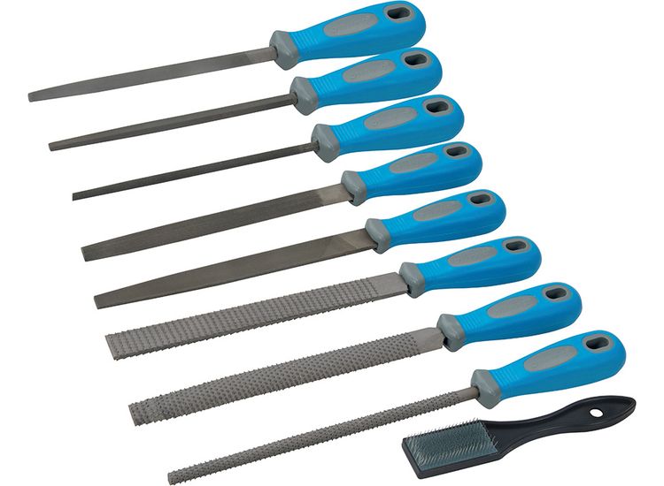 Silverline File &amp; Rasp Set 9pce - 9pce