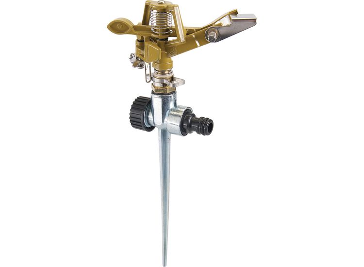 Silverline Spiked Impulse Sprinkler - 1/2" Male - 300mm