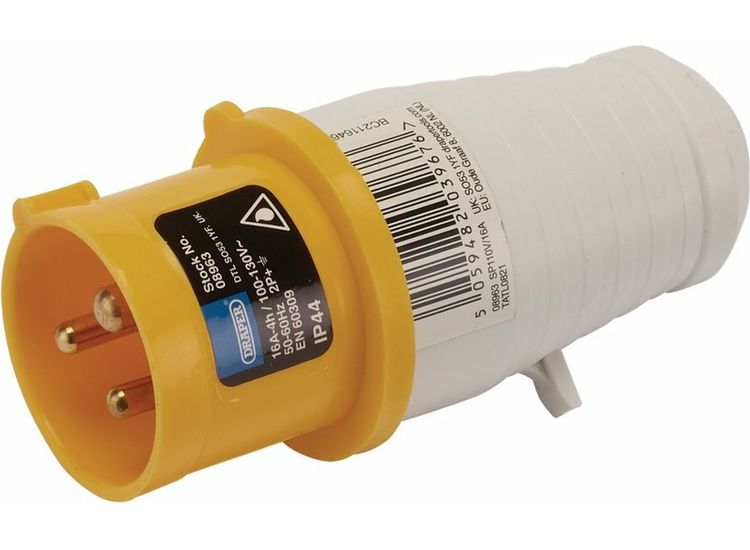 Draper 08963 110V Site Plug, 16A