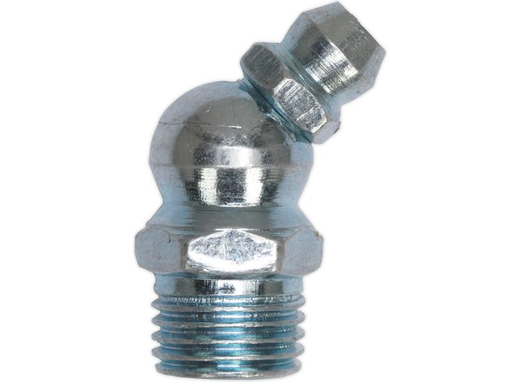Sealey GNM10 Grease Nipple 45° 10 x 1mm Pack of 25
