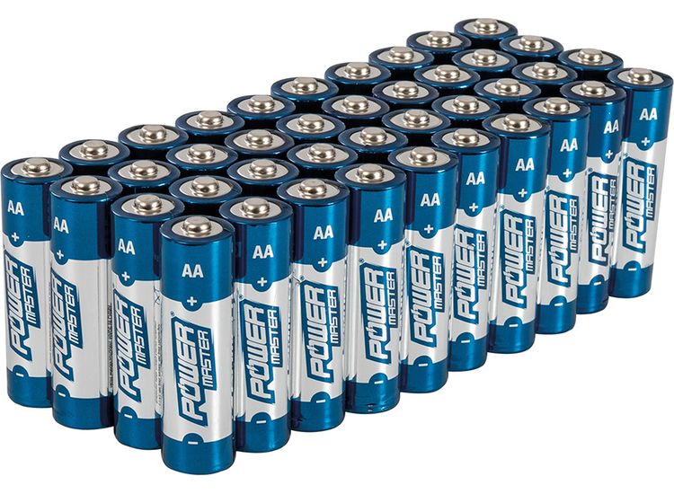 Powermaster AA Super Alkaline Battery LR6 40pk