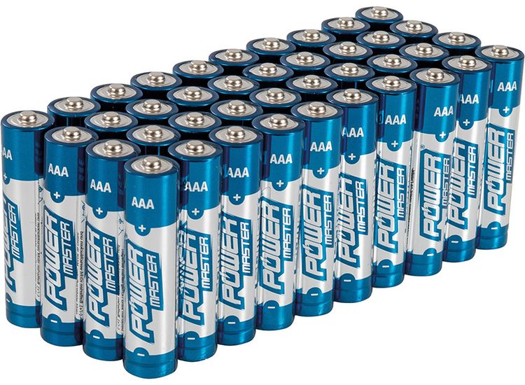 Powermaster AAA Super Alkaline Battery LR03 40pk