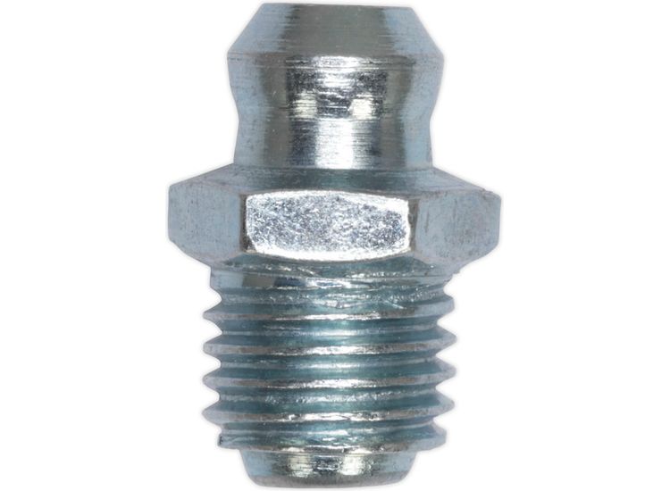 Sealey GNM20 Grease Nipple Straight 8 x 1mm Pack of 25