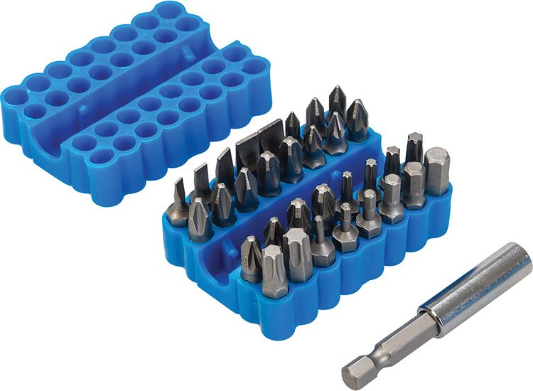 Silverline Screwdriver Bit Set 33pce - 25mm