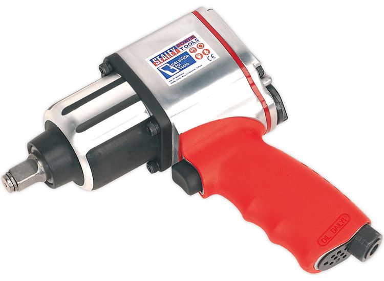 Sealey GSA02 Air Impact Wrench 1/2"Sq Drive Twin Hammer