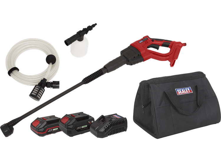 Sealey CP20VPWKIT Cordless Pressure Washer 20V SV20 Series - 2 Batteries