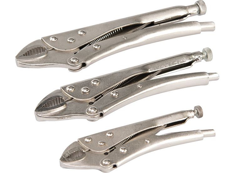 Silverline Self Locking Pliers Set 3pce - 3pce