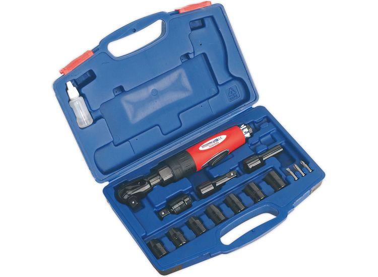 Sealey GSA21KIT Air Ratchet Wrench Kit 1/2"Sq Drive
