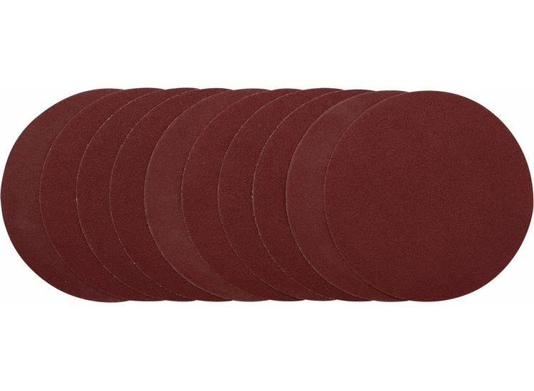 Draper 10232 Sanding Discs, 200mm, 80 Grit (Pack of 10)