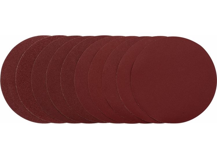 Draper 10364 Sanding Discs, 200mm, Assorted Grit (Pack of 10)
