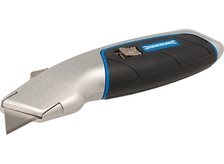 Silverline Quick-Change Retractable Knife - 175mm