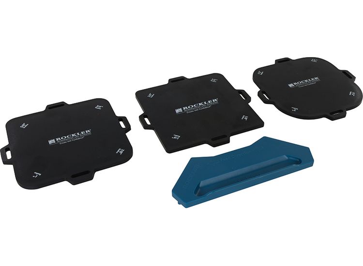 Rockler Corner Radius Routing Templates 4pce - 1/8 - 1' Radii