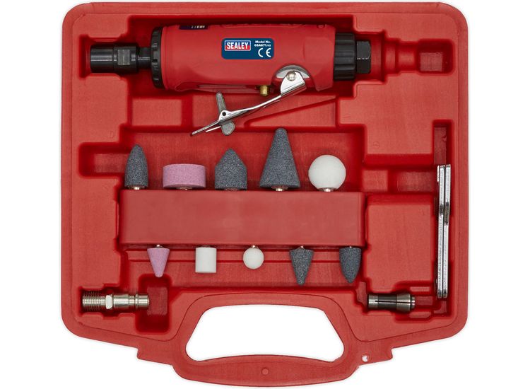Sealey GSA67 Air Die Grinder Kit 15pc