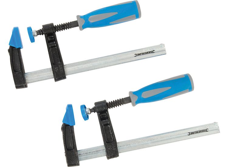Silverline F-Clamp Set 2pce - 150 x 50mm