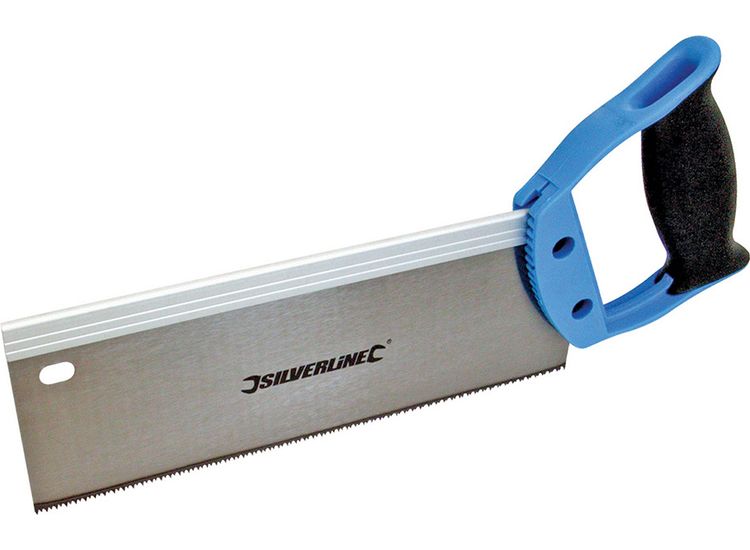Silverline Hardpoint Tenon Saw - 250mm 12tpi