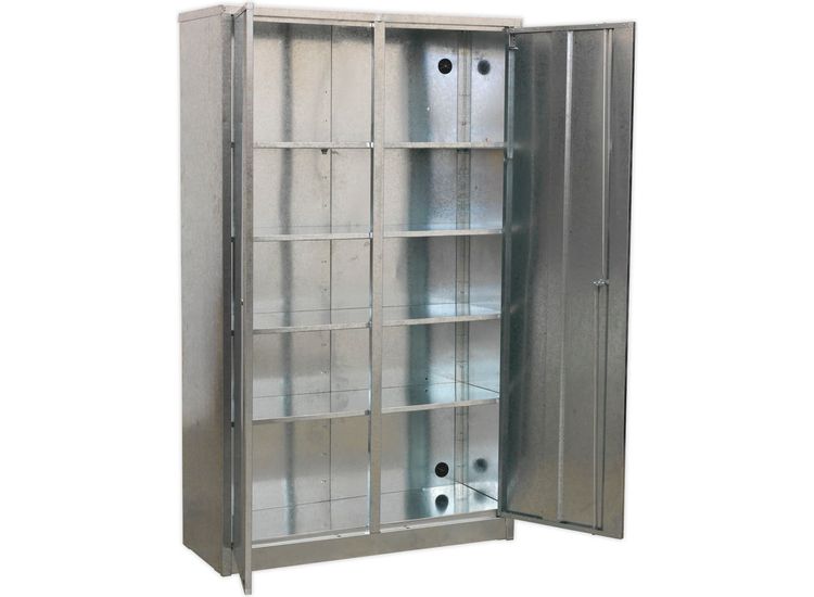 Sealey GSC110385 Galvanized Steel Floor Cabinet 4 Shelf Extra-Wide