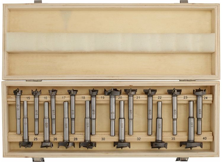 Draper 08930 Forstner Drill Bit Set (17 Piece)
