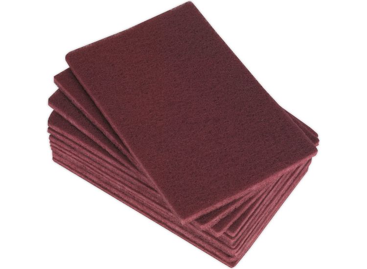 Sealey HP1523M Abrasive Finishing Pad 150 x 230mm Medium Pack of 10