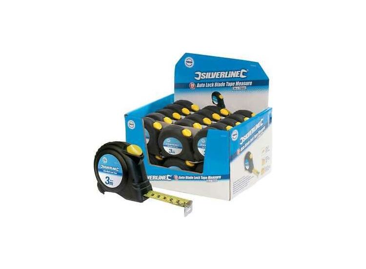 Silverline Auto Blade Lock Tape Display Box