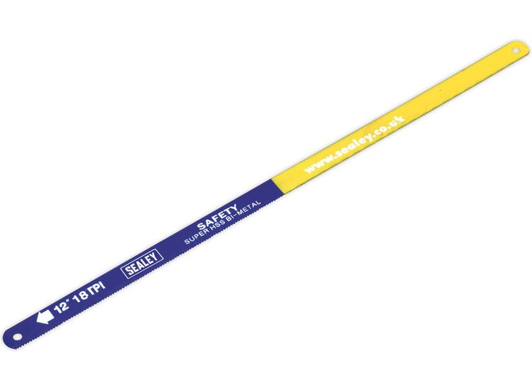 Sealey HSB1018 Hacksaw Blade 300mm HSS Bi-Metal 18tpi Pack of 10