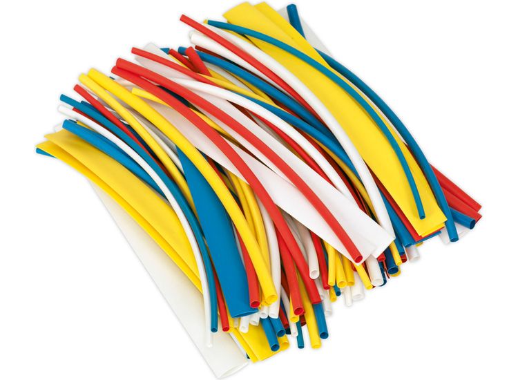 Sealey HST200MC Heat Shrink Tubing Mixed Colours 200mm 100pc