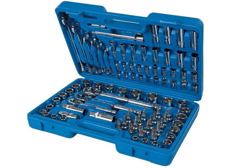 Silverline Mechanics Tool Set 90pce 90pce
