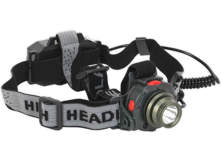 Sealey HT106LED Head Torch 3W CREE LED Auto Sensor Rechargeable