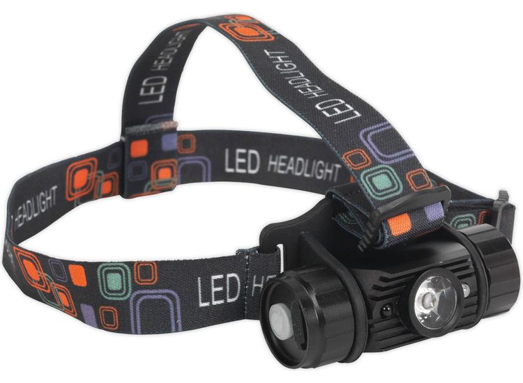 Sealey HT108LED Rechargeable Head Torch 5W CREE XPG LED Auto Sensor