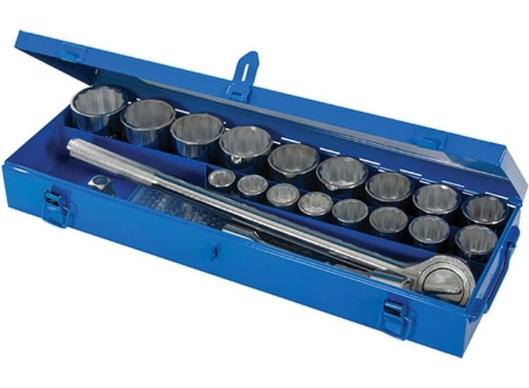 Silverline Socket Set 3/4" Drive Metric 21pce 21pce