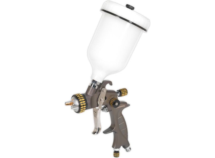 Sealey HVLP01 HVLP Gravity Feed Spray Gun 1.4mm Set-Up