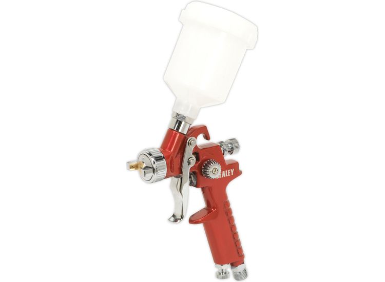 Sealey HVLP731 HVLP Gravity Feed Touch-Up Spray Gun 0.8mm Set-Up