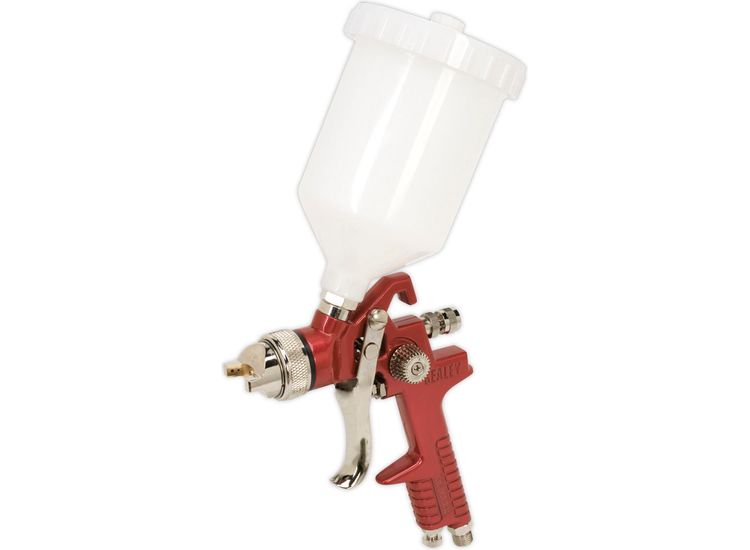 Sealey HVLP741 HVLP Gravity Feed Spray Gun 1.3mm Set-Up
