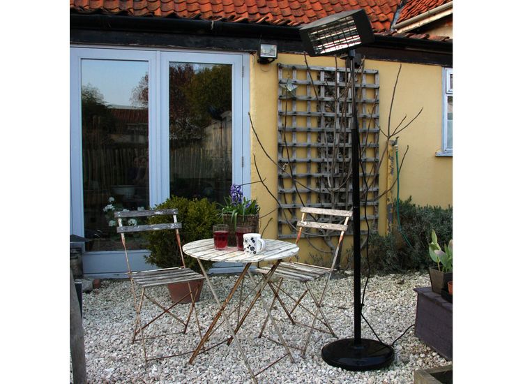 Sealey IFSH2003 Infrared Quartz Patio Heater 2000W/230V with Telescopic Floor Stand