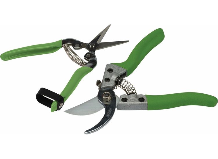 Draper 08987 Bypass Pruner and Flower Shear Set (2 Piece)