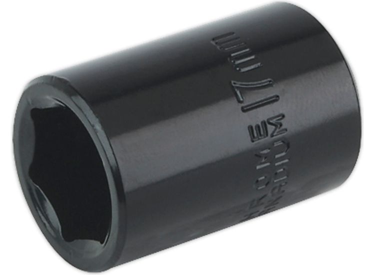 Sealey IS1217 Impact Socket 17mm 1/2"Sq Drive