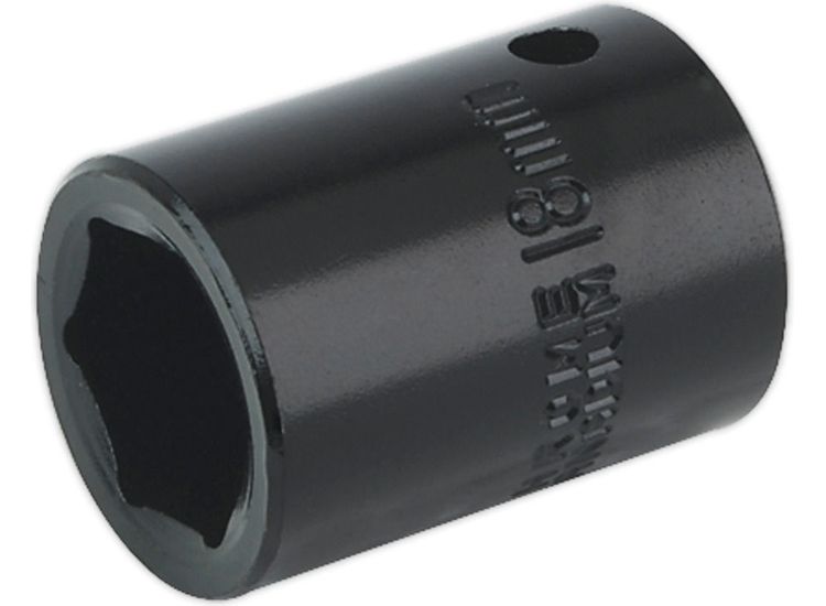 Sealey IS1218 Impact Socket 18mm 1/2"Sq Drive