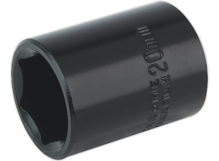 Sealey IS1220 Impact Socket 20mm 1/2"Sq Drive