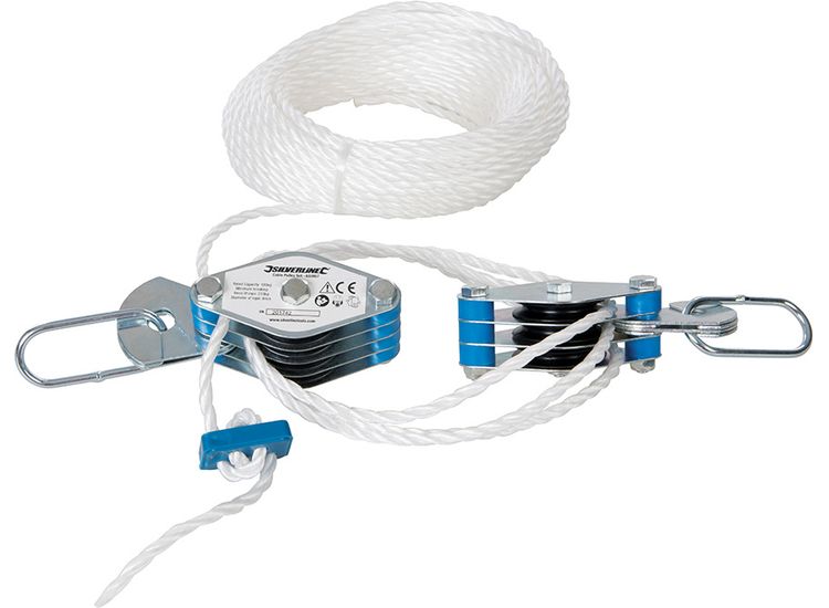 Silverline Cable Pulley Set 180kg