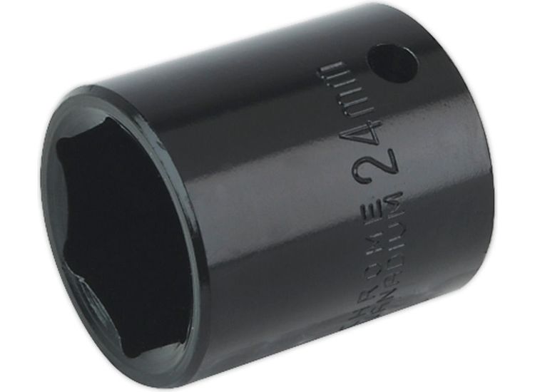 Sealey IS1224 Impact Socket 24mm 1/2"Sq Drive